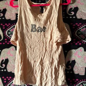 Off the shoulder crop top